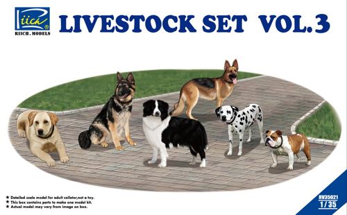 Riich Models RV35021 1:35 Livestock Set Vol.3