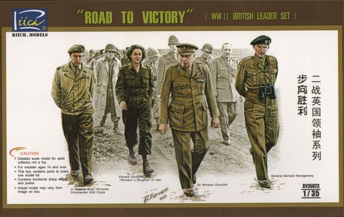 Riich Models RV35023 1:35 WWII British Leader set