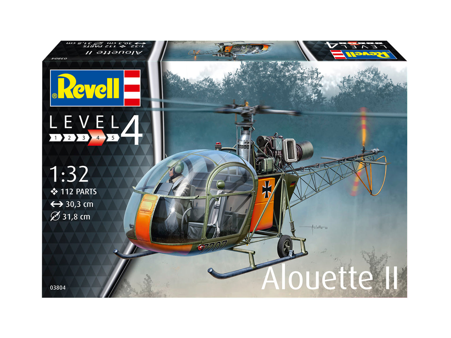 Revell 3804 Alouette II 1:32 Model Kit