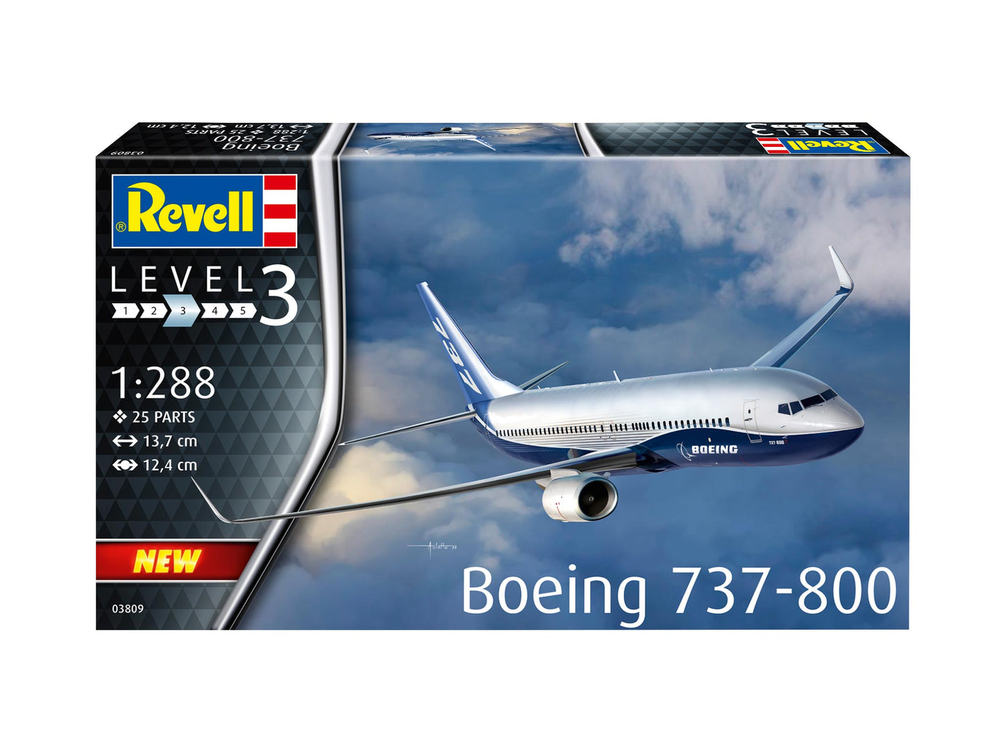 Revell 3809 Boeing 737-800 1:288 Model Kit
