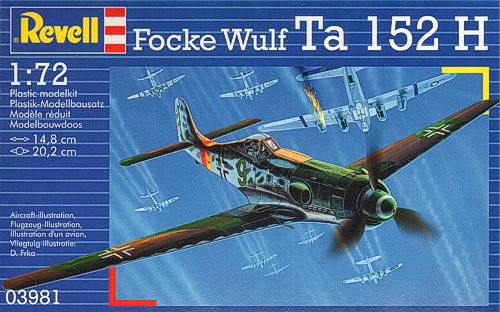 Revell 3981 Focke-Wulf Ta-152H 1:72 Model Kit