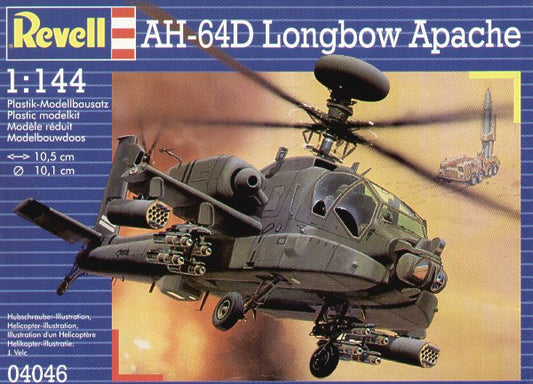 Revell 4046 Bell/Boeing AH-64D Longbow Apache 1:144 Model Kit