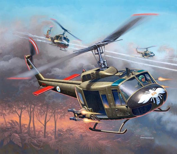 Revell 4983 Bell UH-1H Gunship 1:100 Model Kit