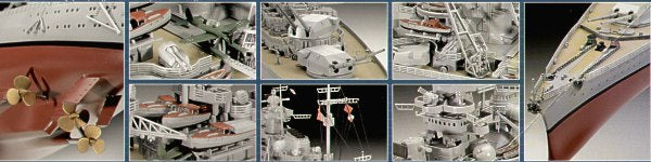 Revell 50400 Bismark/Bismarck German battleship 1:350 Model Kit