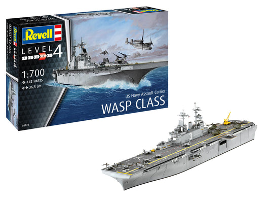 Revell 5178 USS Navy Wasp Class Assault Carrier 1:700 Model Kit