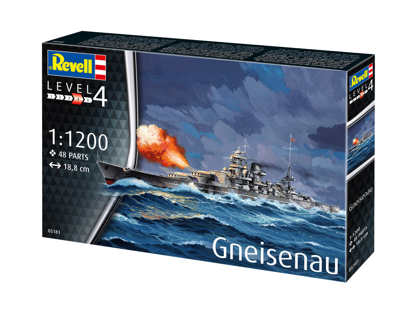 Revell 5181 Battleship Gneisenau 1:1200 Model Kit