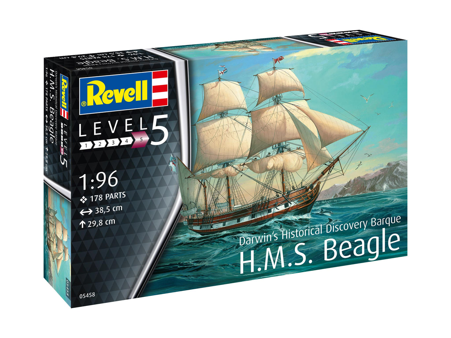 Revell 5458 H.M.S Beagle 1:96 Model Kit