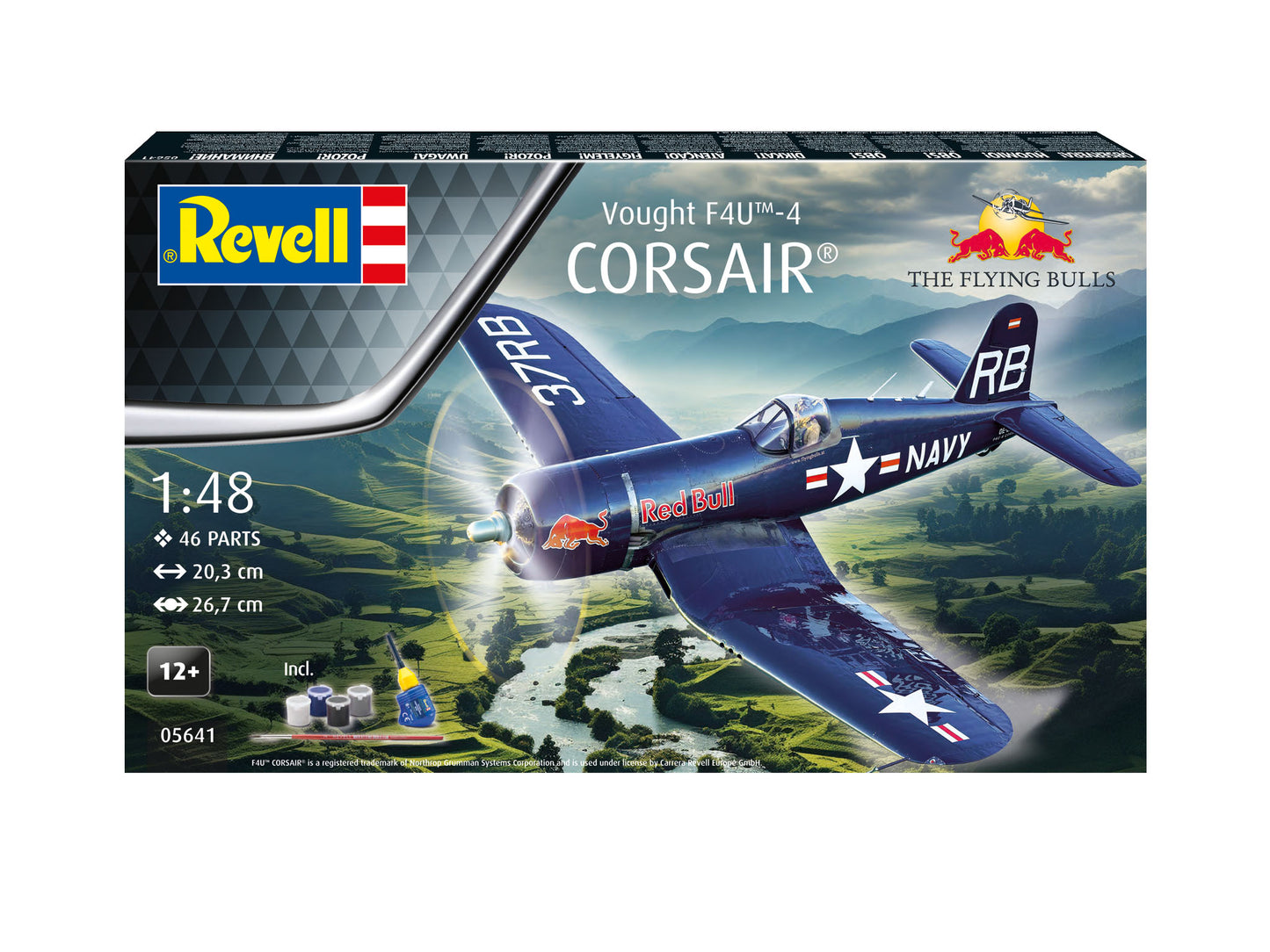 Revell 5641 Vought F4U-4 Corsair Flying Bulls Set 1:48 Model Kit