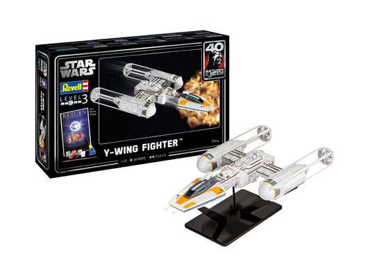 Revell 5658 Y-Wing Fighter Star Wars 40th Anniv Set 1:72 Model Kit