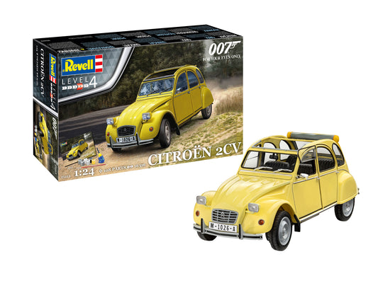 Revell 5663 James Bond Citroen 2CV Gift Set 1:24 Model Kit