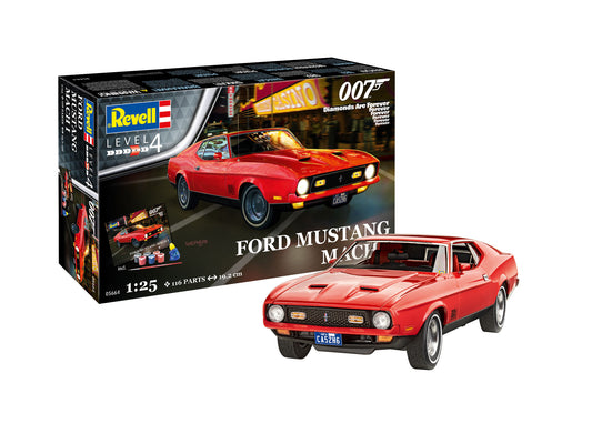 Revell 5664 James Bond Ford Mustang Mach 1 Gift Set 1:24 Model Kit
