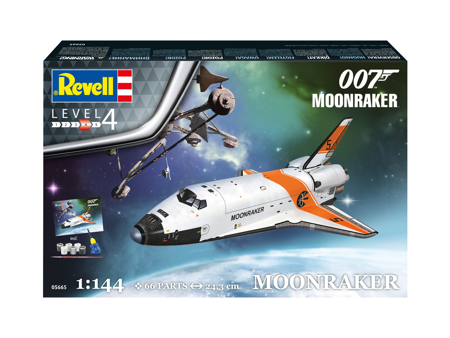 Revell 5665 Gift Set James Bond "Moonraker Space Shuttle" 1:144 Model Kit
