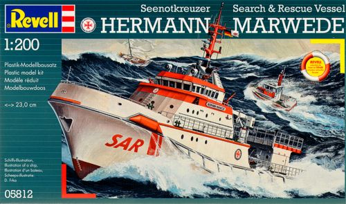 Revell 5812 Hermann Marwede Search and Rescue Vessel 1:200 Model Kit