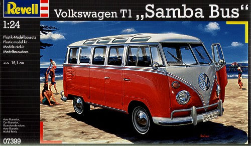 Revell 7399 VW/Volkswagen T1 Samba Bus 1:24 Model Kit