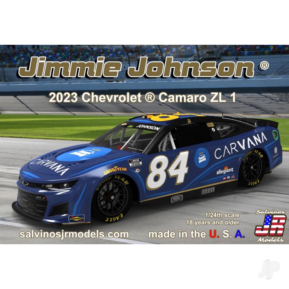 Salvinos JR Legacy Motor Club Jimmie Johnson 2023 Camaro Primary 1:24 Model Kit