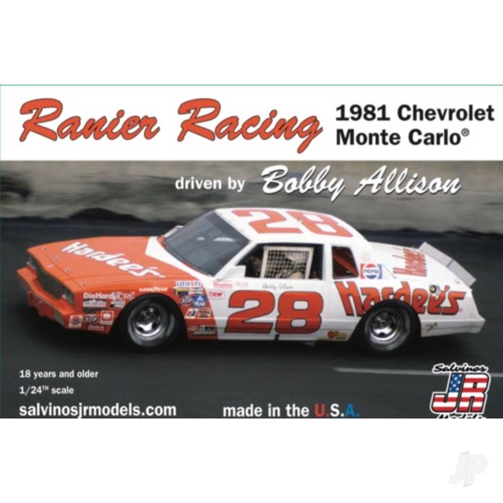 Salvinos JR Ranier Racing 1981 Monte Carlo Bobby Allison 1:24 Model Kit