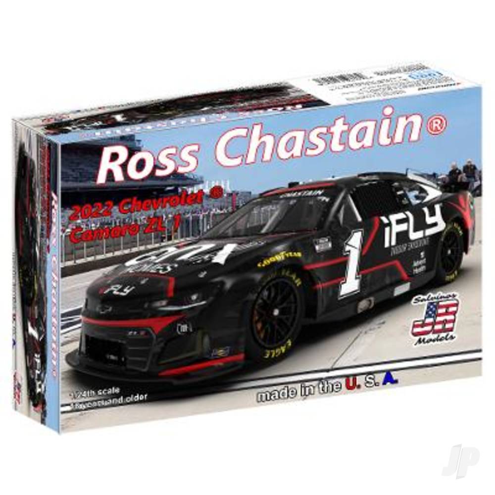 Salvinos JR Trackhouse Racing Ross Chastain 2022 Camaro 1:24 Model Kit