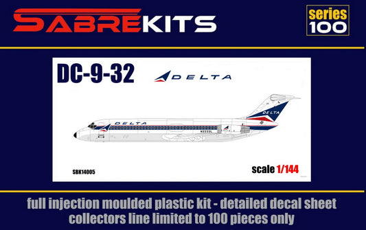 Sabre Kits SBK14005 1:144 Douglas DC-9-30 Delta ex-Fly, new decals