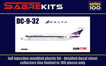 Sabre Kits SBK14005 1:144 Douglas DC-9-30 Delta ex-Fly, new decals