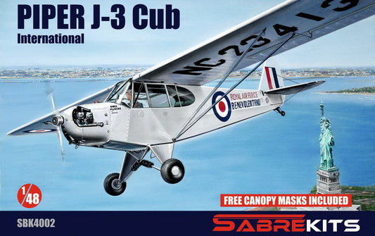 Sabre Kits SBK4002 1:48 Piper J-3 Cub International (Ex-Smer)