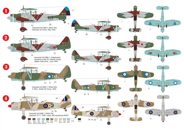 Sabre Kits SBK7013 1:72 Henschel Hs-126B-1/Hs-126K-1 'International'