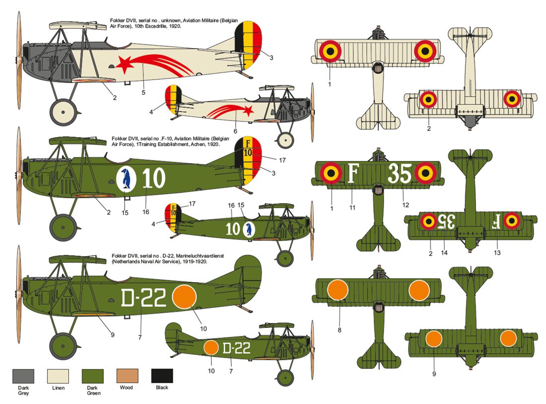 Sabre Kits SBK7024 1:72 Fokker D.VII