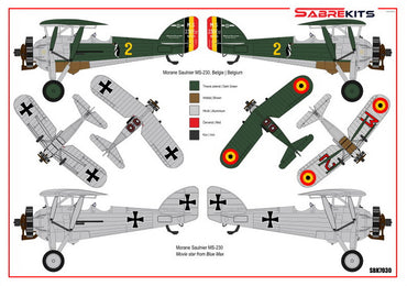Sabre Kits SBK7030 1:72 Morane-Saulnier MS.230