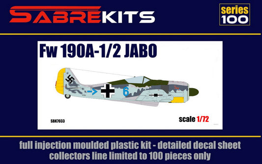 Sabre Kits SBK7033 1:72 Focke-Wulf Fw-190A-1/2 Jabo ex-AZ Models new