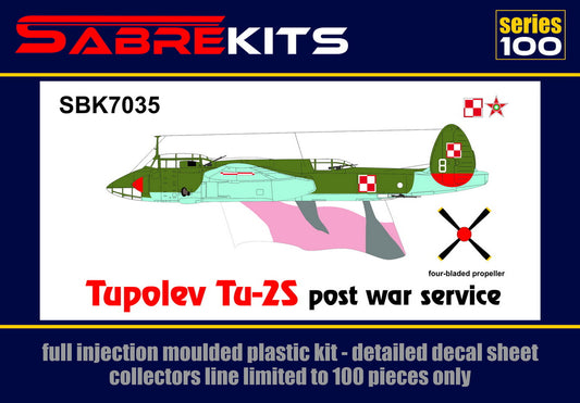Sabre Kits SBK7035 1:72 Tupolev Tu-2S
