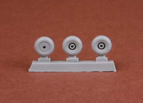 SBS Model SBS48069 1:48 de Havilland DH-82a Tiger Moth wheel set