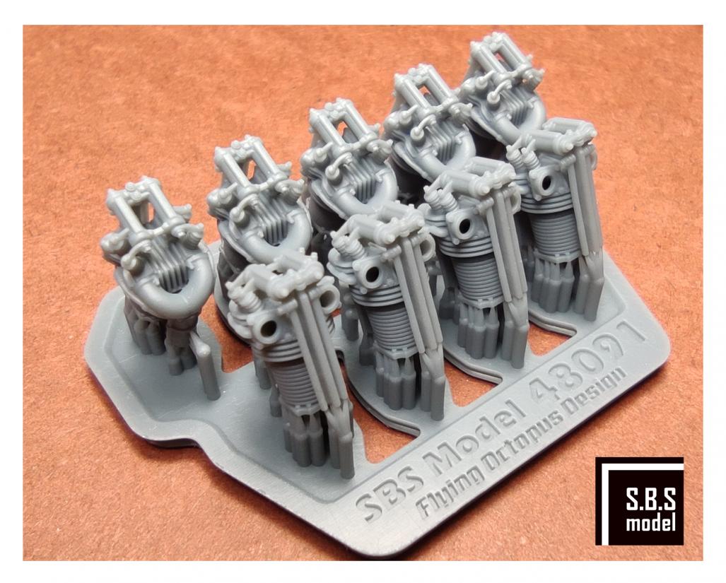 SBS Model SBS48091 1:48 Bristol Bulldog engine upgrade set