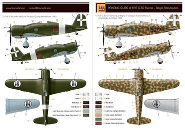 SBS Model SBSK7017 1:72 Fiat G.50 Freccia 'Regia Aeronautica'