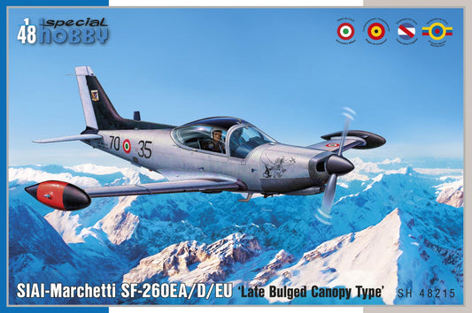 Special Hobby SH48215 1:48 SIAI SF-260 Late Bulged Canopy