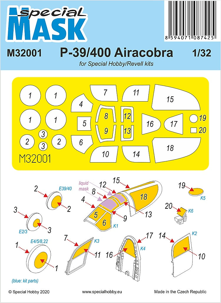 Special Hobby SHM32001 1:32 Bell P-39Q/N/P-400 Airacobra