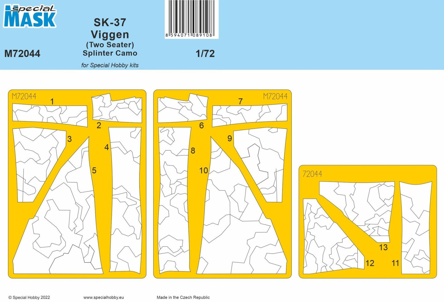 Special Hobby SHM72044 1:72 Saab SK-37 Viggen