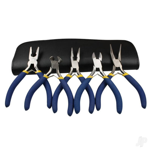 Modelcraft 5pc Mini Plier Set & Case (Ppl6000) SHSPPL6000