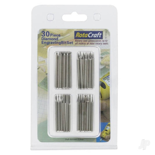 Modelcraft R/C9006 30pc Diamond Engraving Bit Set SHSRC9006