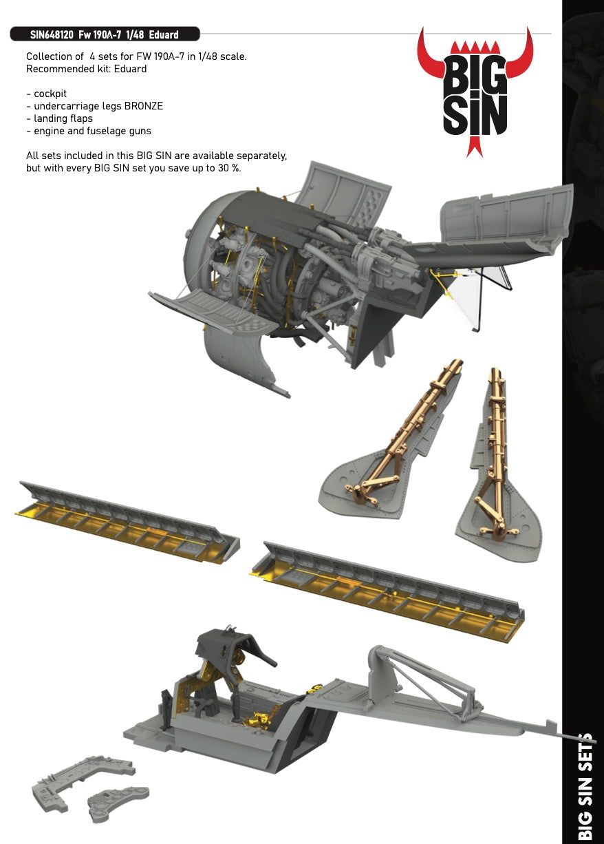 Eduard Brassin SIN648120 Focke-Wulf Fw-190A-7 1:48