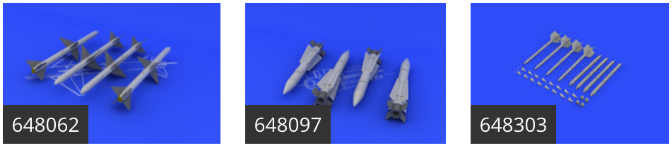 Eduard Brassin SIN64828 1:48 Grumman F-14A Tomcat WEAPONS SET