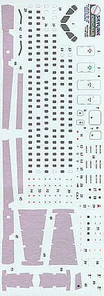 Skyline SKY14045 1:144 BAe 146/RJ85 Windows, Stencilling, Doors etc