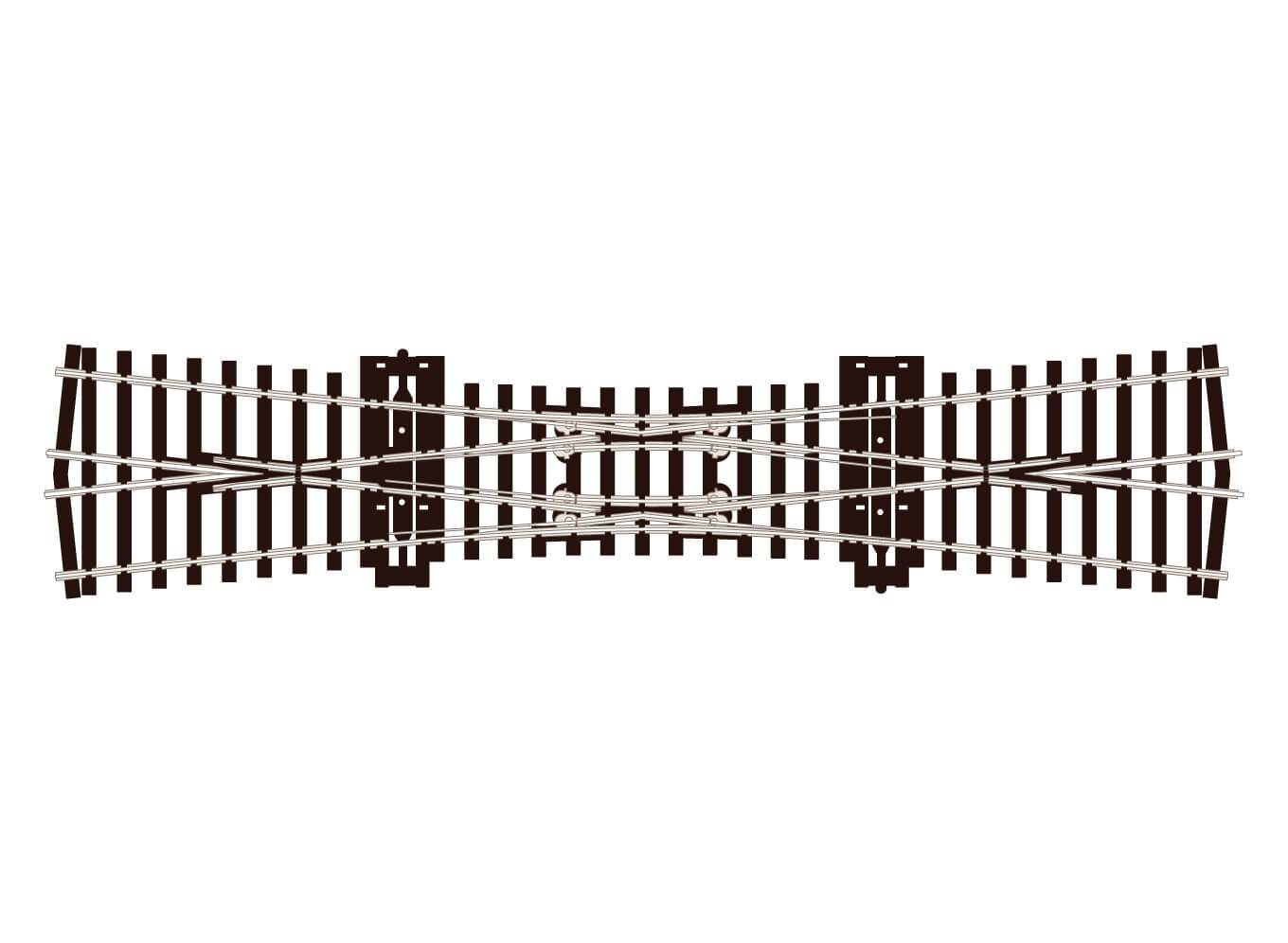 PECO SL-190 Crossing, Double Slip HO/OO Gauge