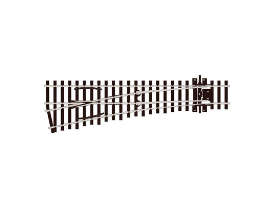 PECO SL-E192 Turnout, Small Radius, Left Hand HO/OO Gauge