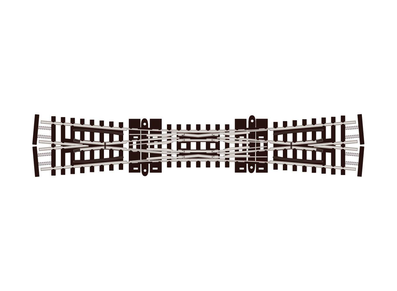 PECO SL-E390F Crossing, Double Slip N Gauge