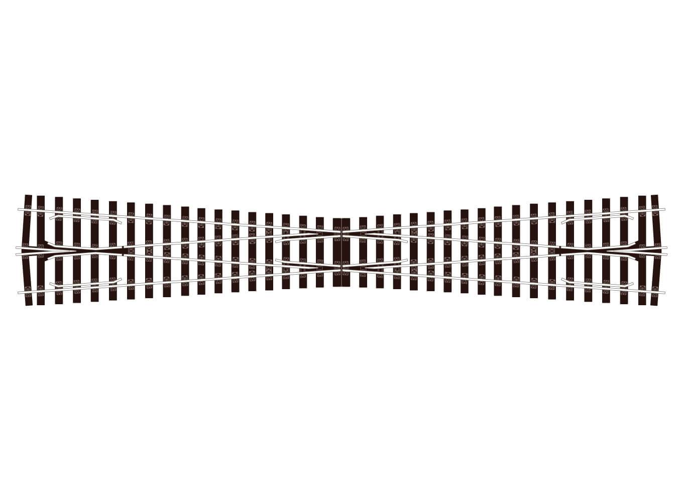 PECO SL-E794BH Bullhead O Gauge Crossing - Long O Gauge