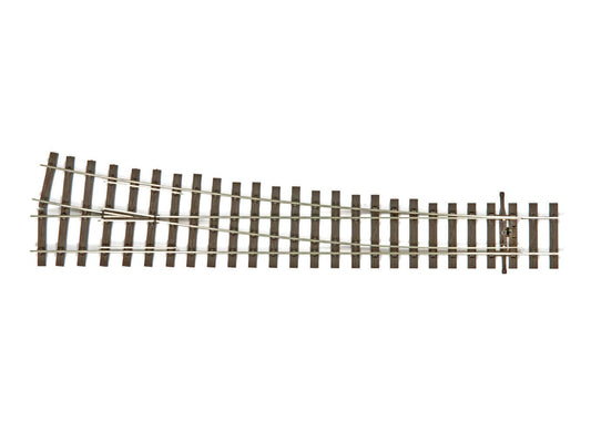PECO SL-U1188 Bullhead OO Gauge RH Turnout - Large Radius HO/OO Gauge