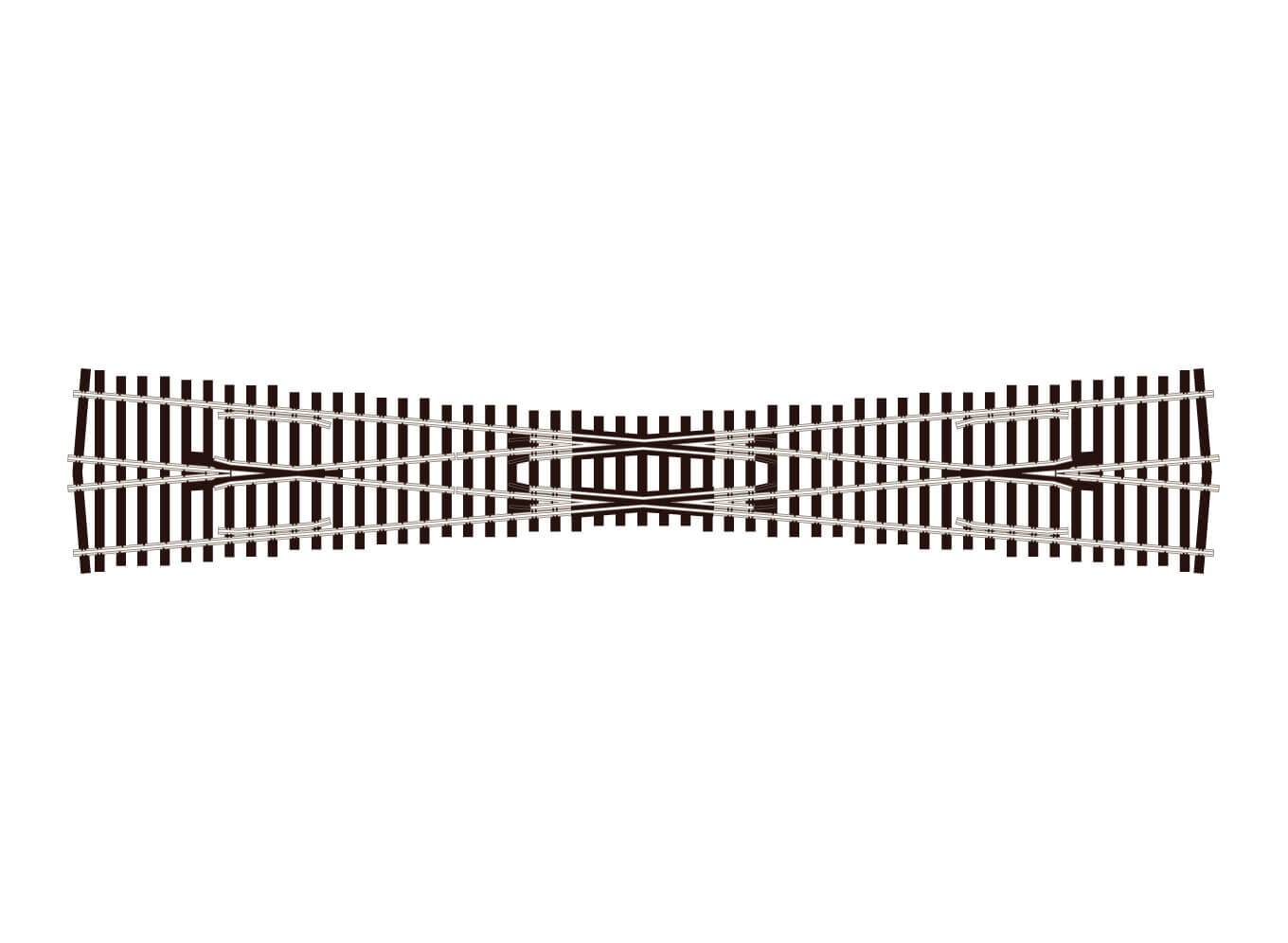 PECO SL-U8364 Unifrog Diamond Crossing HO/OO Gauge