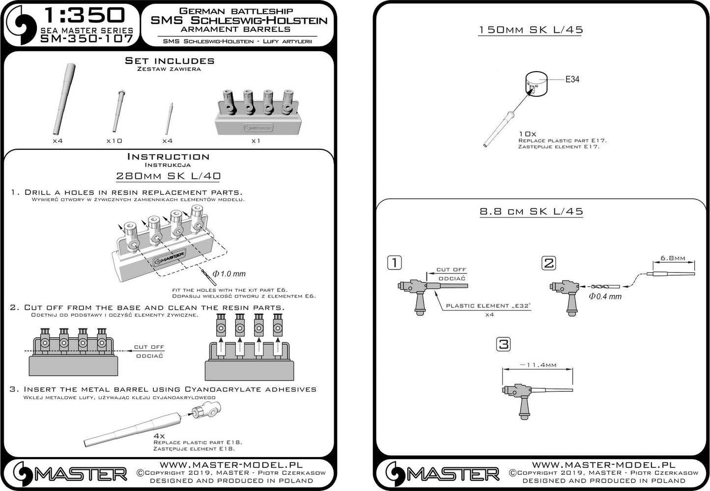 Master SM350-107 1:350 Schleswig-Holstein