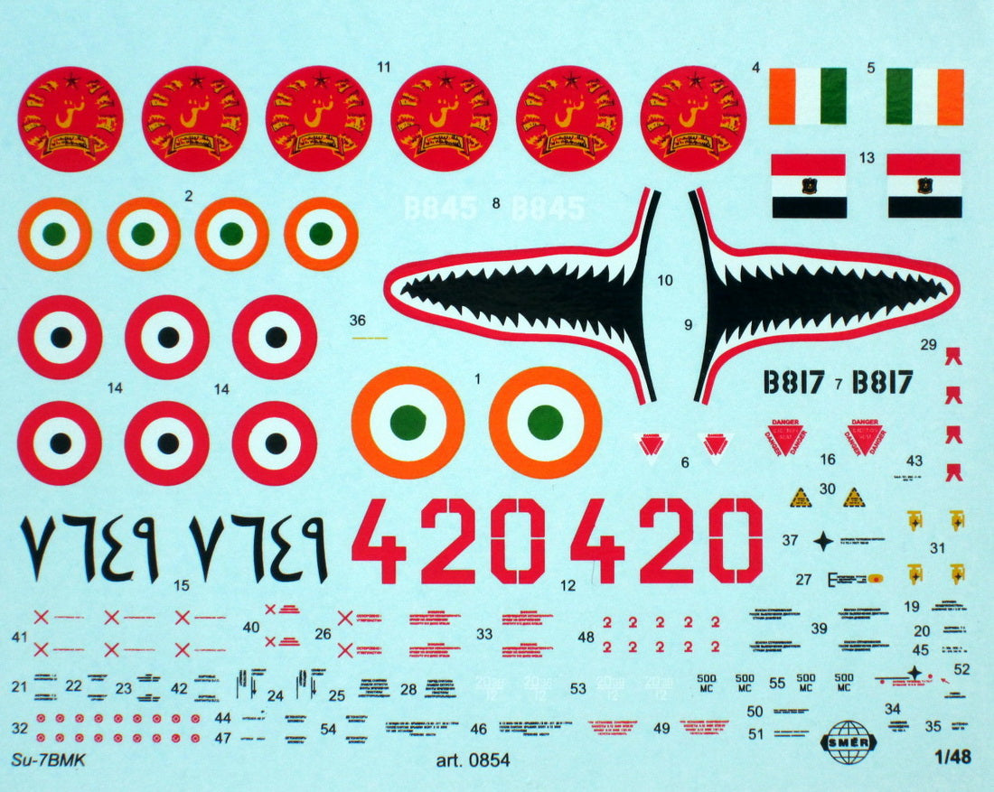 Smer SM48-854 1:48 Sukhoi Su-7BMK