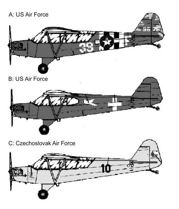 Smer SM72-948 1:72 Piper L-4H "on wheels"