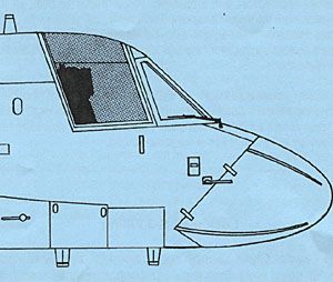 Squadron Canopies SQS9643 1:48 Lockheed S-3A Viking canopy